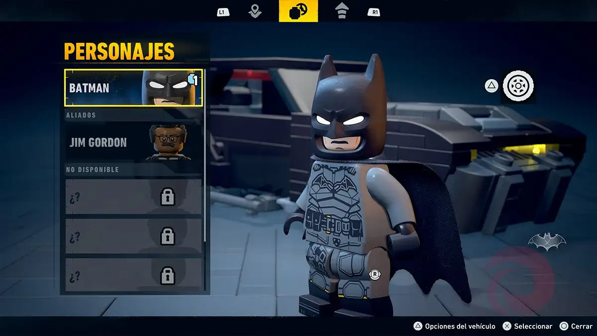 Cómo cambiar el Batmóvil en LEGO Batman: El legado del Caballero Oscuro