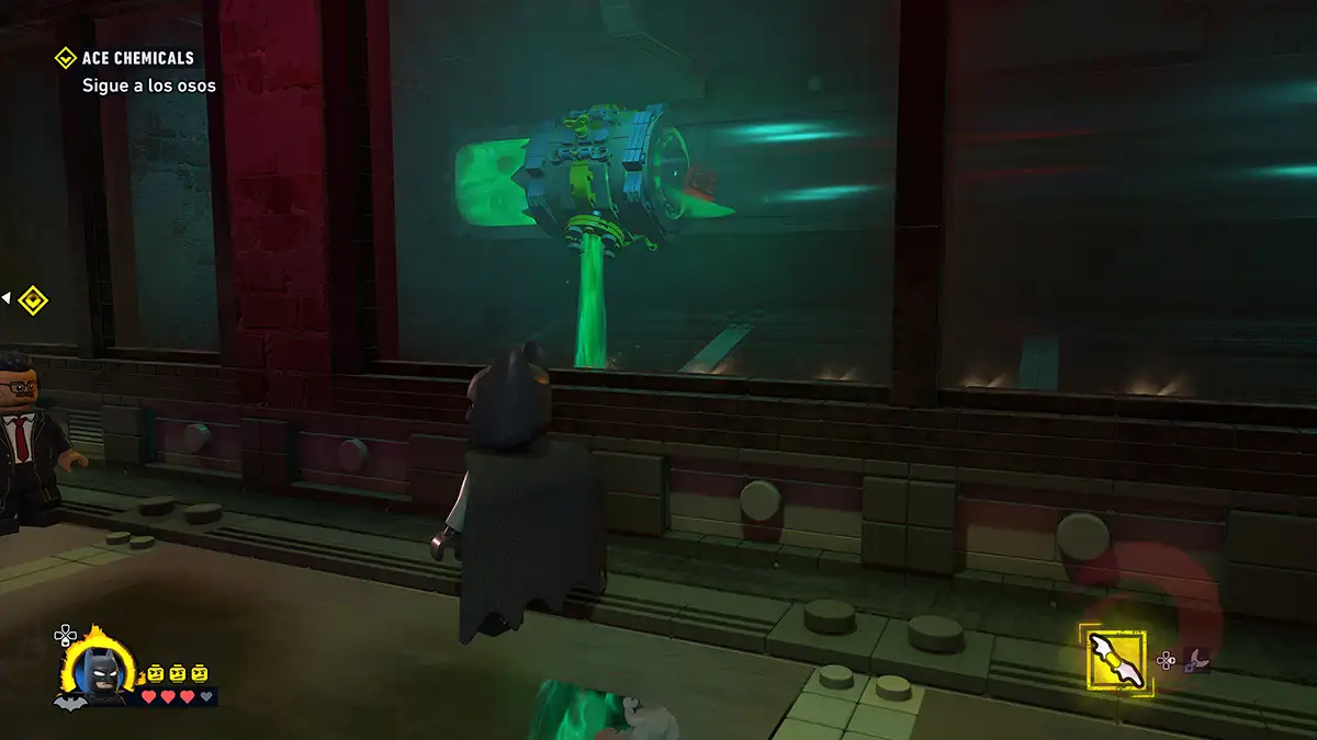Cómo conseguir el ladrillo rojo de Ace Chemicals en LEGO Batman: El legado del Caballero Oscuro 1 Cómo conseguir el ladrillo rojo de Ace Chemicals en LEGO Batman: El legado del Caballero Oscuro