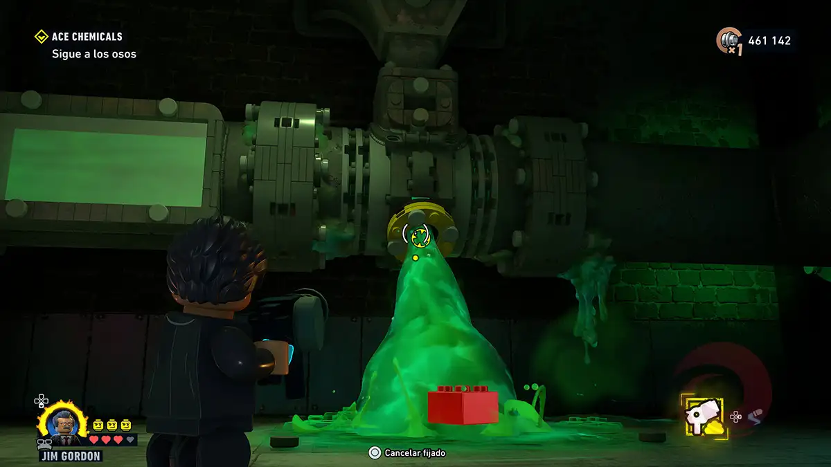 Cómo conseguir el ladrillo rojo de Ace Chemicals en LEGO Batman: El legado del Caballero Oscuro 4 Cómo conseguir el ladrillo rojo de Ace Chemicals en LEGO Batman: El legado del Caballero Oscuro
