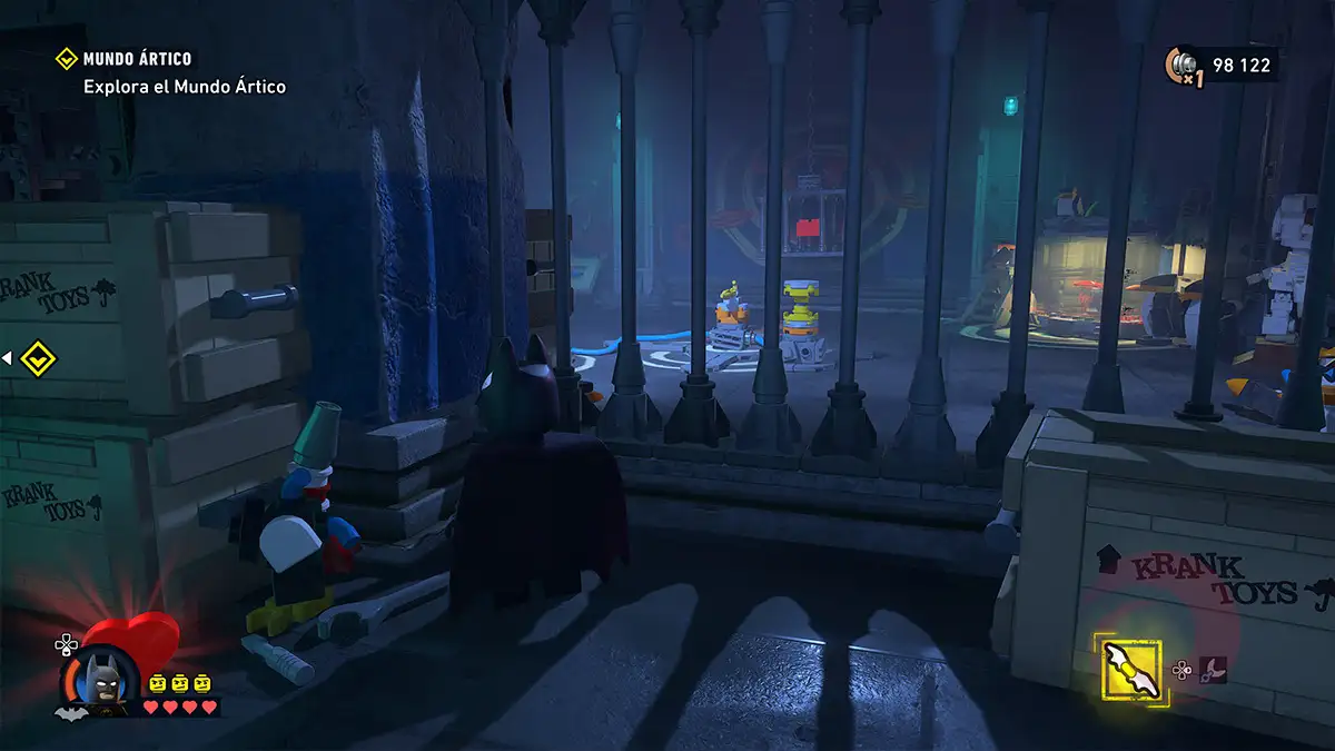 Cómo conseguir el ladrillo rojo de Mundo Ártico en LEGO Batman: El legado del Caballero Oscuro 1 Cómo conseguir el ladrillo rojo de Mundo Ártico en LEGO Batman: El legado del Caballero Oscuro