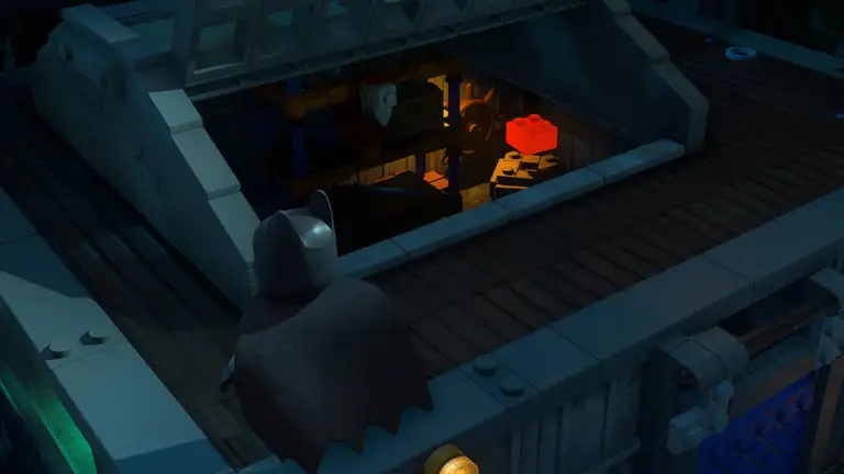 Dónde está el ladrillo rojo de la primera misión del capítulo 1 de LEGO Batman
