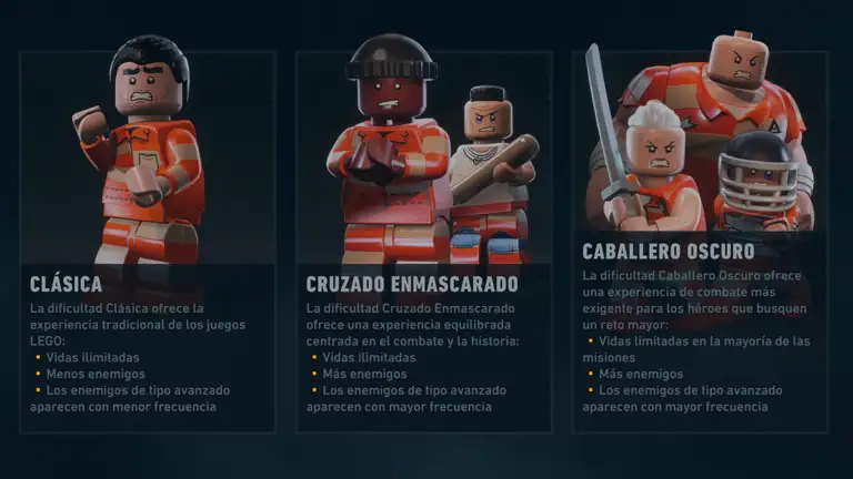 Qué dificultad elegir en LEGO Batman: El Legado del Caballero Oscuro