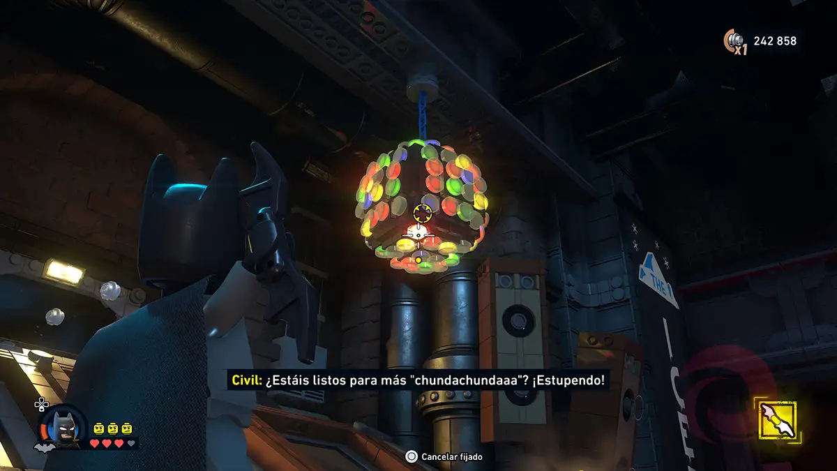 Ubicación de las bolas de disco en LEGO Batman: El legado del Caballero Oscuro