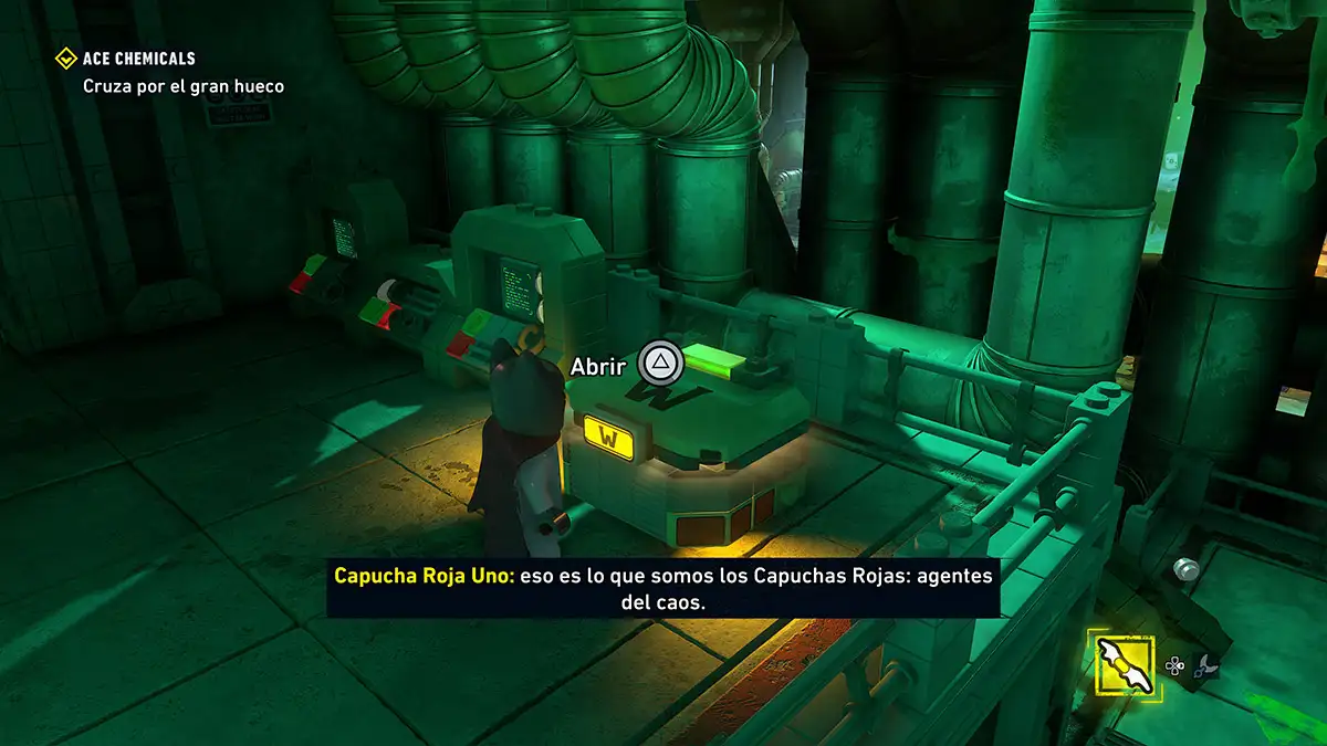 Ubicación de los depósitos de Waynetech de ACE Chemicals en LEGO Batman: El legado del Caballero Oscuro 2 Ubicación de los depósitos de Waynetech de ACE Chemicals en LEGO Batman