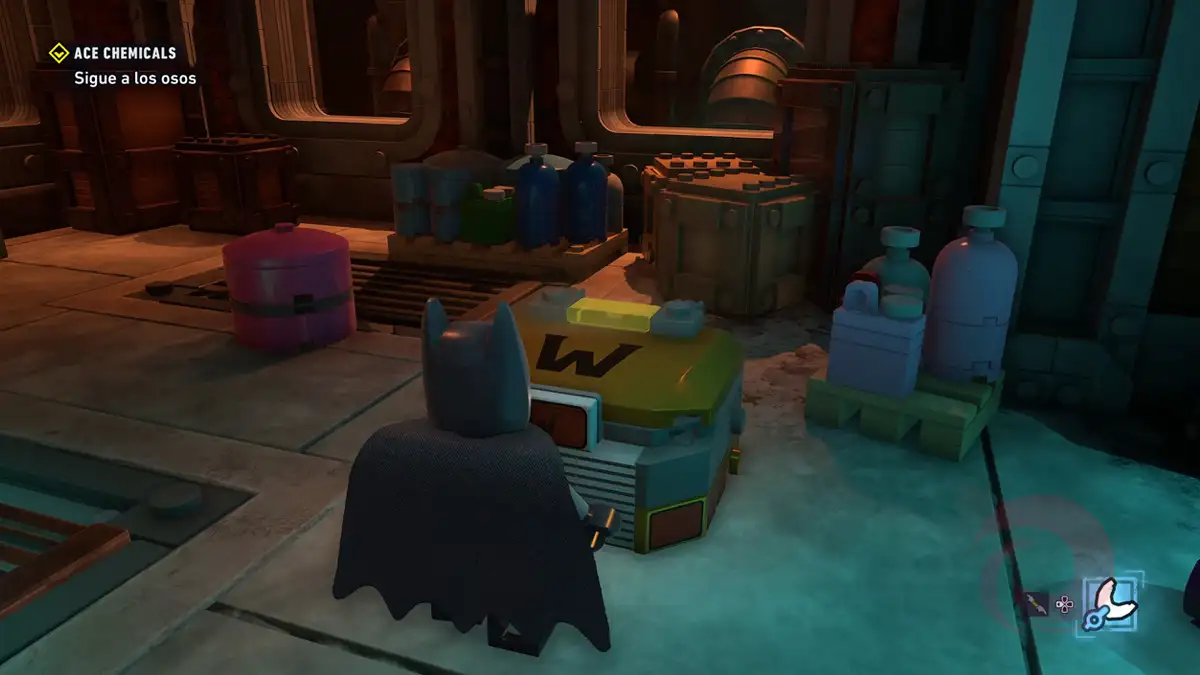 Ubicación de los depósitos de Waynetech de ACE Chemicals en LEGO Batman: El legado del Caballero Oscuro 4 Ubicación de los depósitos de Waynetech de ACE Chemicals en LEGO Batman