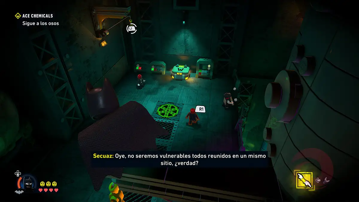 Ubicación de los depósitos de Waynetech de ACE Chemicals en LEGO Batman: El legado del Caballero Oscuro 8 Ubicación de los depósitos de Waynetech de ACE Chemicals en LEGO Batman