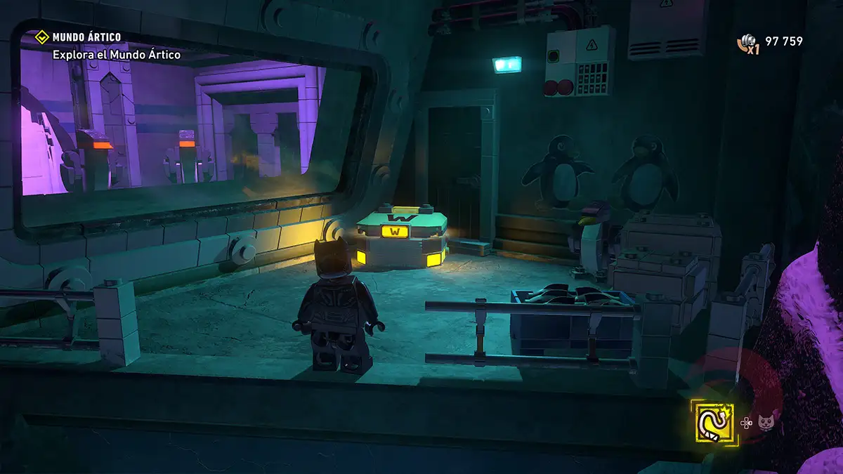 Ubicación de los depósitos de Waynetech de mundo ártico en LEGO Batman: El legado del Caballero Oscuro 2 Ubicación de los depósitos de Waynetech de mundo ártico en LEGO Batman: El legado del Caballero Oscuro
