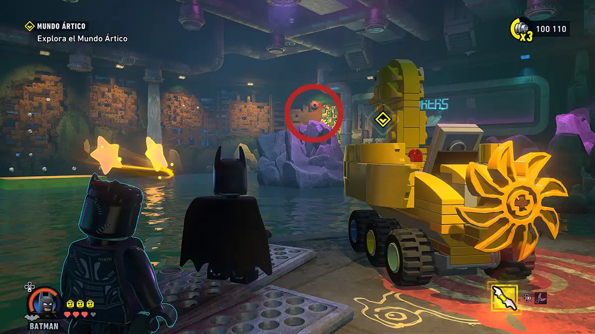 Ubicación de los patitos de goma en LEGO Batman: El legado del Caballero Oscuro