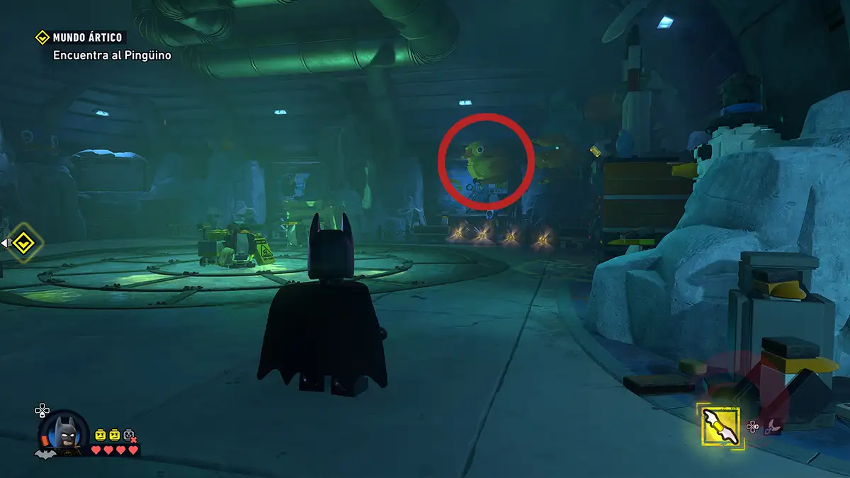 Ubicación de los patitos de goma en LEGO Batman: El legado del Caballero Oscuro