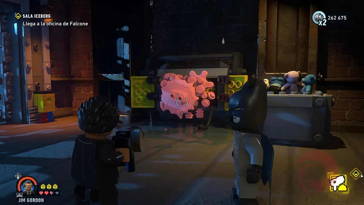 Ubicación de los depósitos de Waynetech de la Sala Iceberg en LEGO Batman