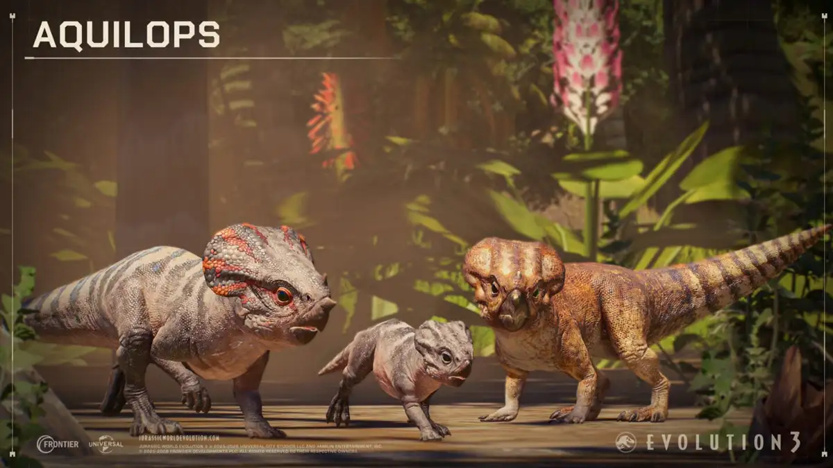 Aquilops Jurassic World evolution 3