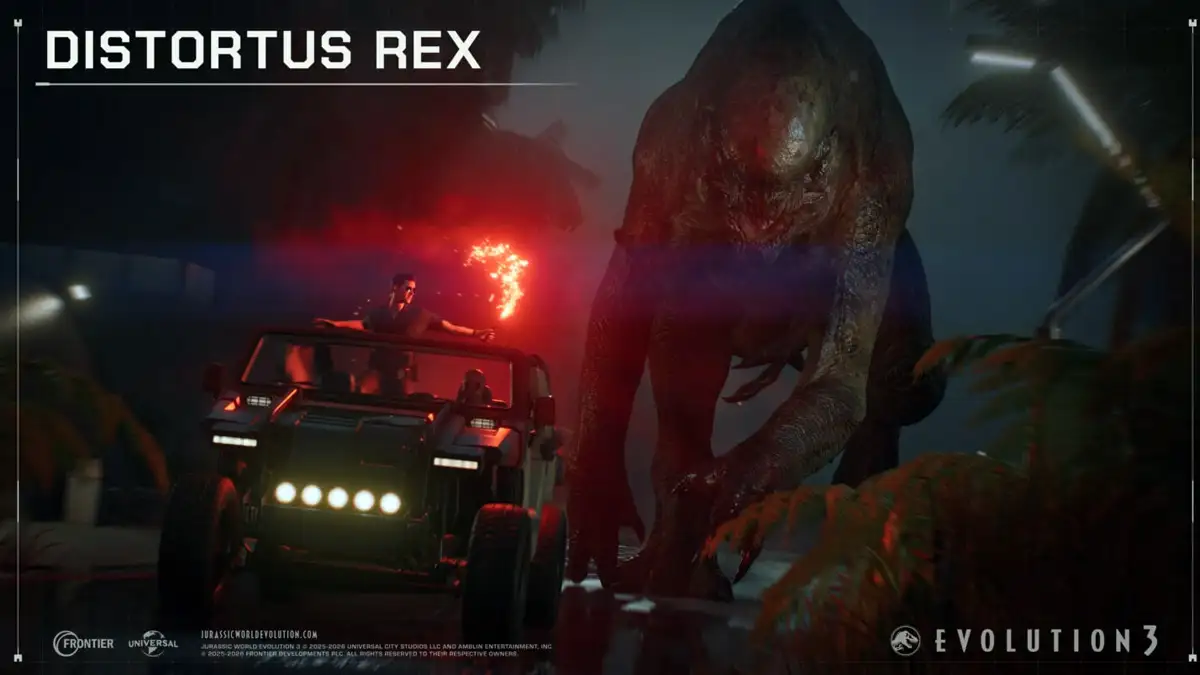 Distortus Rex Jurassic World evolution 3
