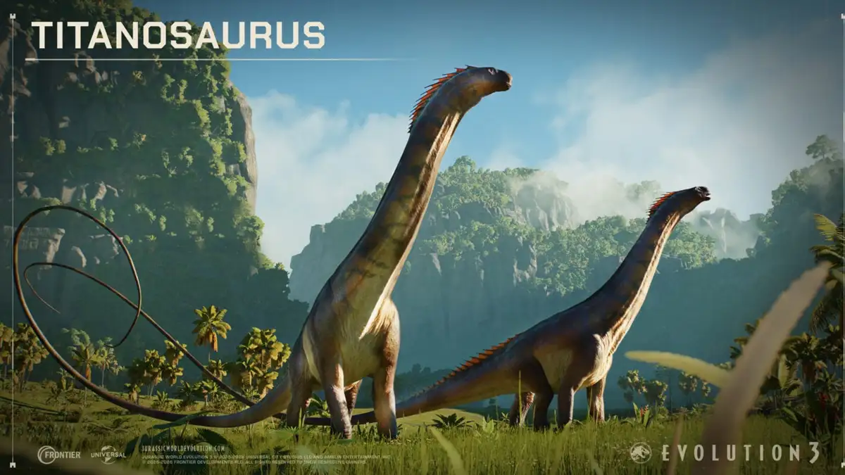 Titanosaurus Jurassic Park evolution 3