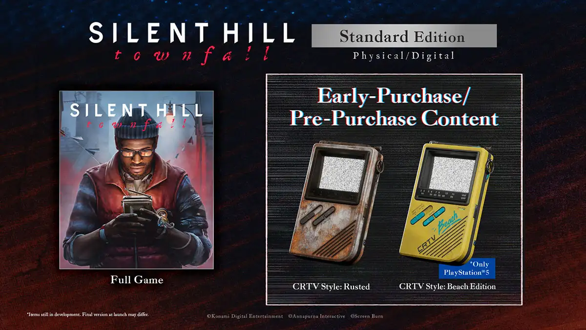 Todas las ediciones de Silent Hill Townfall