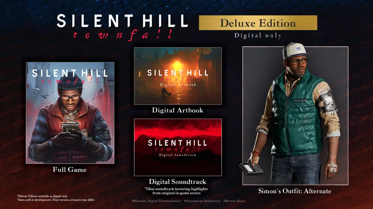 Todas las ediciones de Silent Hill Townfall