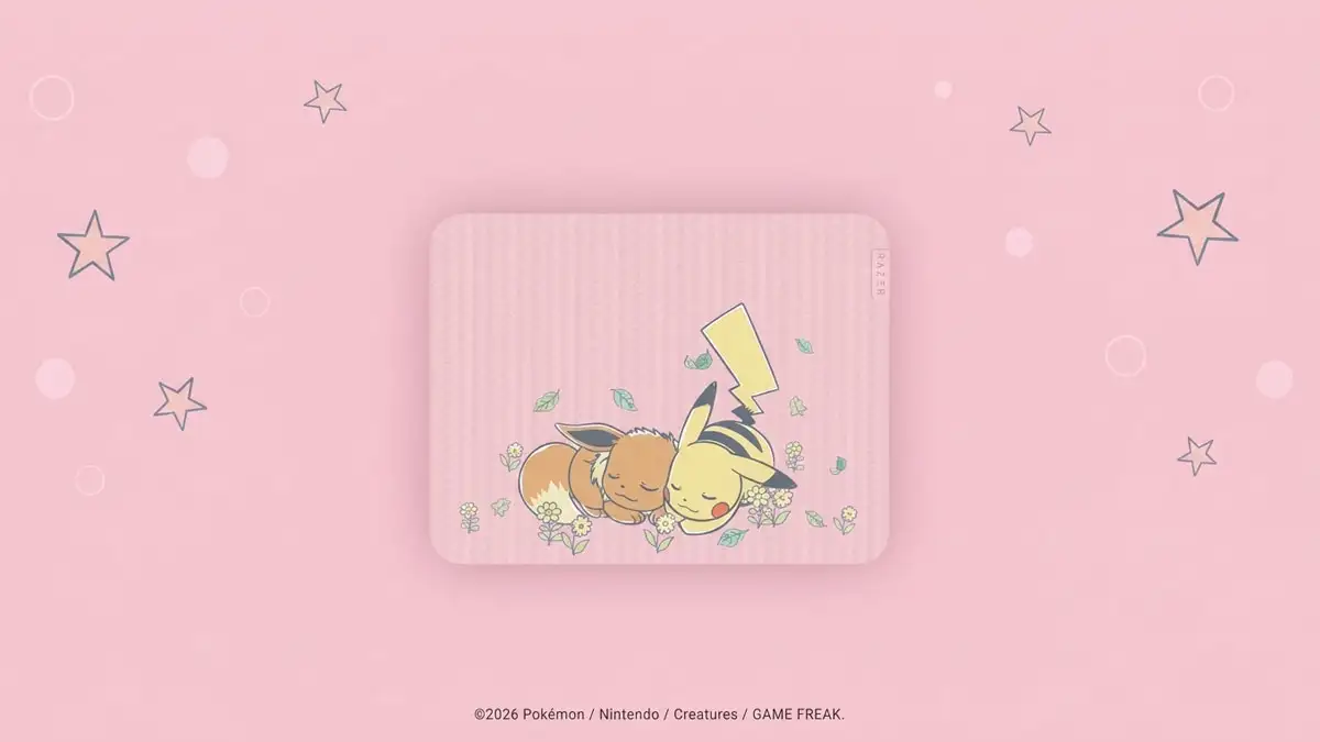 Alfombrilla Razer Gigantus V2 (Medium) – Pikachu & Eevee Edition