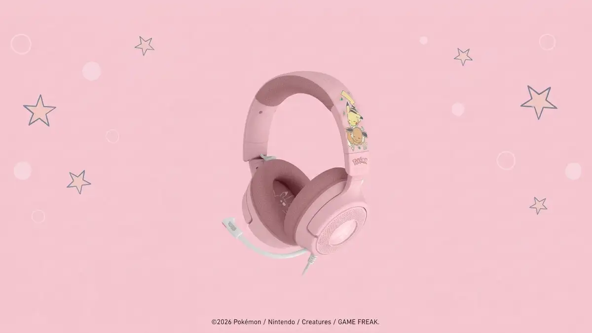 Modelos y características técnicas de la colección Razer Pikachu y Eevee: Auriculares Razer Kraken V4 X – Pikachu & Eevee Edition