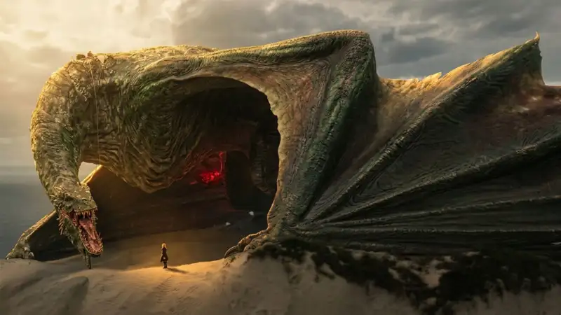 Dónde está Vhagar en el capítulo 5 de la temporada 3 de La Casa del Dragón