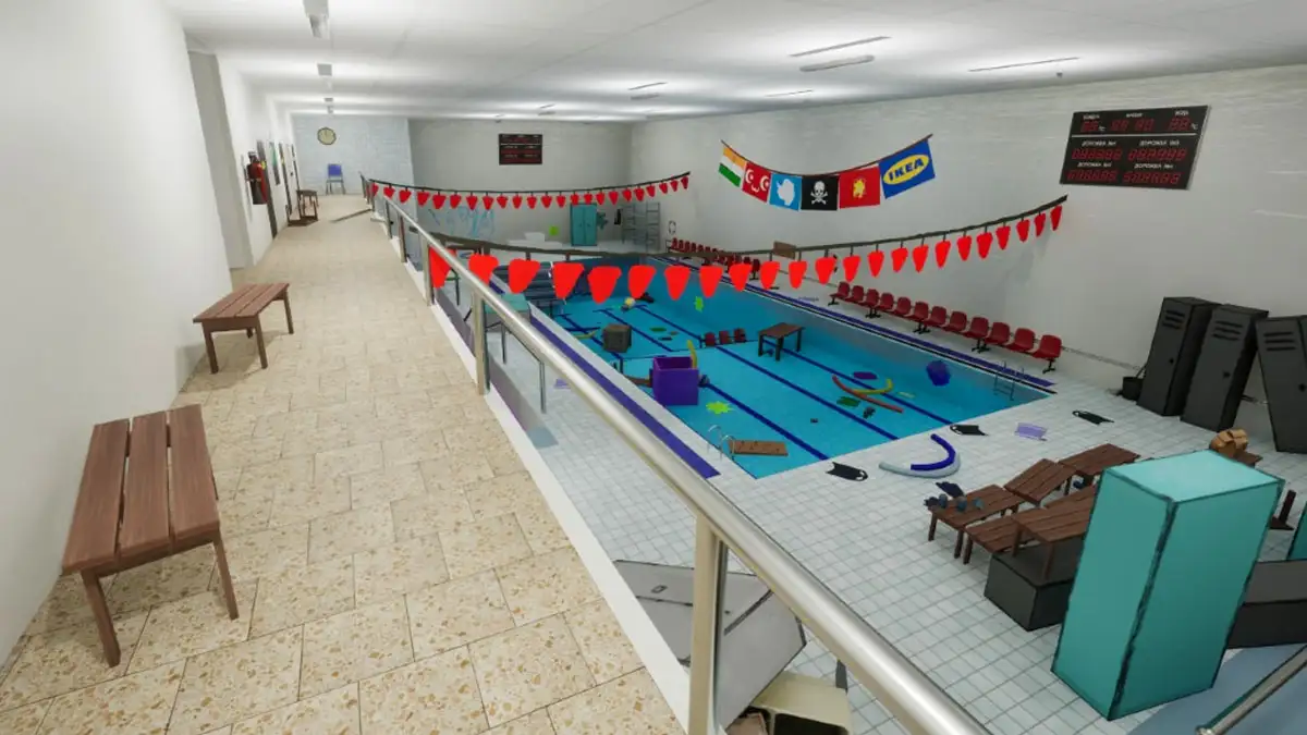 Swimming pool! mejores mapas para descarga de Meccha Chameleon