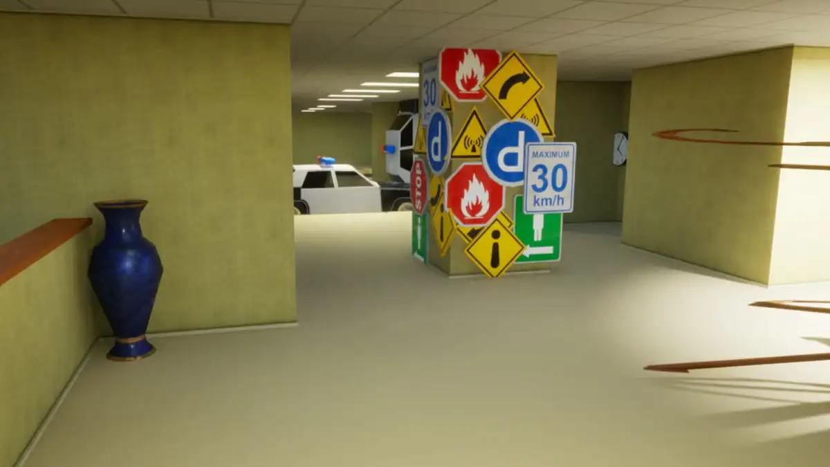 Todos los mapas de Meccha Chameleon: Backrooms