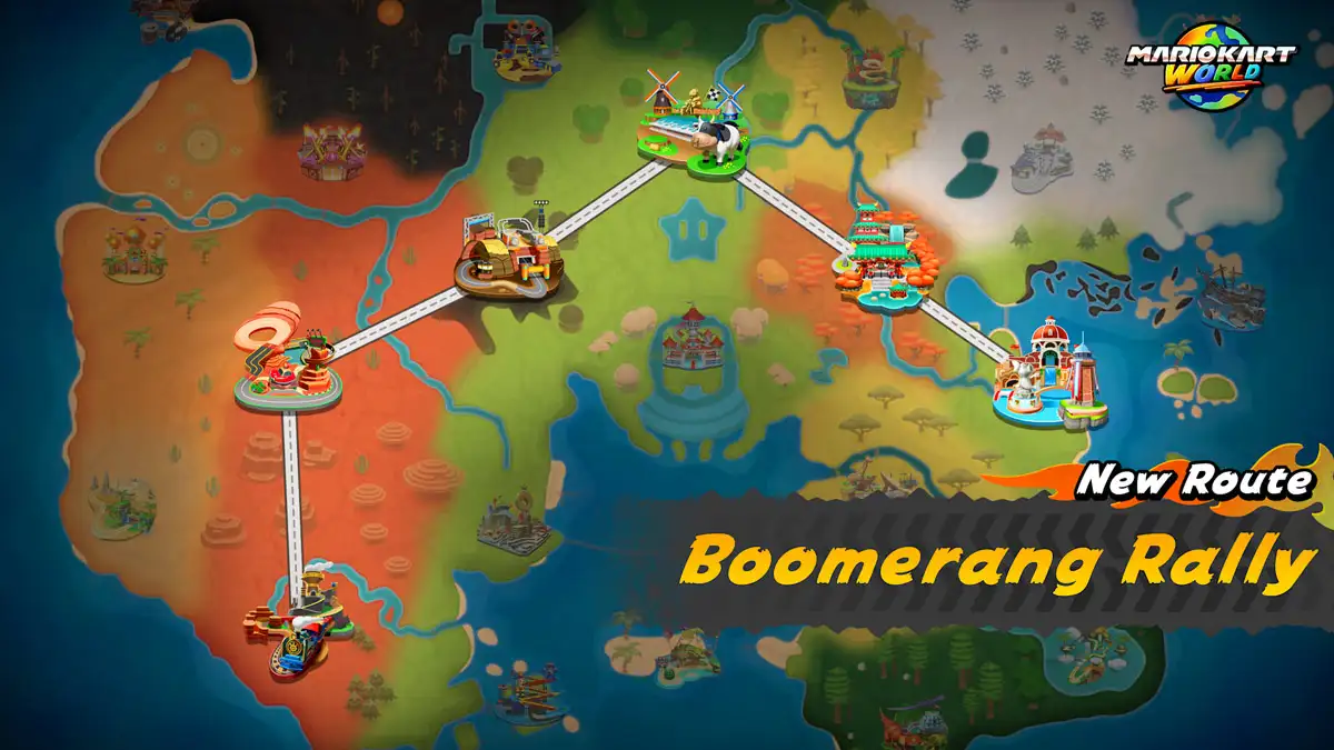 Mario Kart World se actualiza por sorpresa añadiendo dos nuevas rutas y una nueva función 2 Mario Kart World se actualiza por sorpresa añadiendo dos nuevas rutas y más contenido