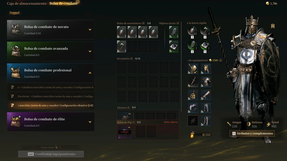 Cómo conseguir más Bolsas de combate en Mistfall Hunter 1 Cómo conseguir más Bolsas de combate en Mistfall Hunter