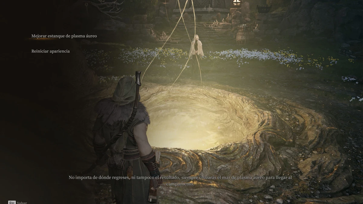 Mejora el Estanque de plasma áureo hasta el nivel 4 en Mistfall Hunter