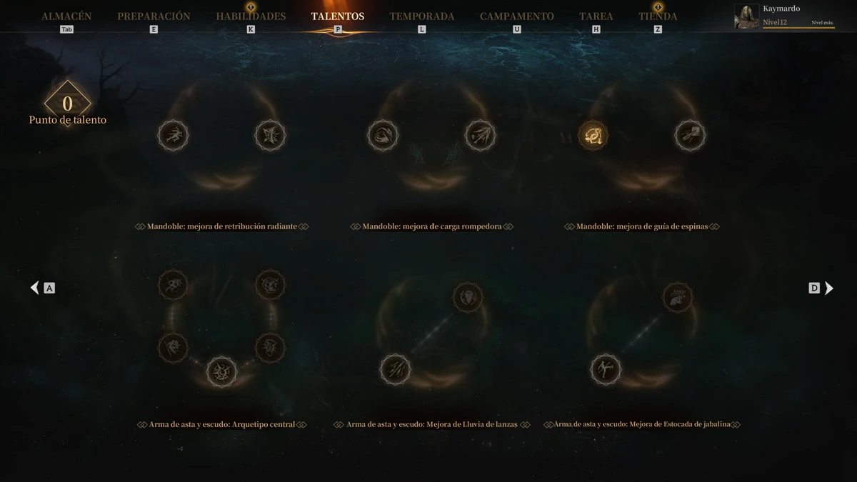 Mejores talentos, habilidades y armadura para Caballero Marchito en Mistfall Hunter 2 Mejores talentos PvP Caballero Marchito Mistfall Hunter Parte 2