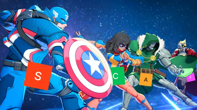 Tier list de personajes de Marvel Tokon: Fighting Souls