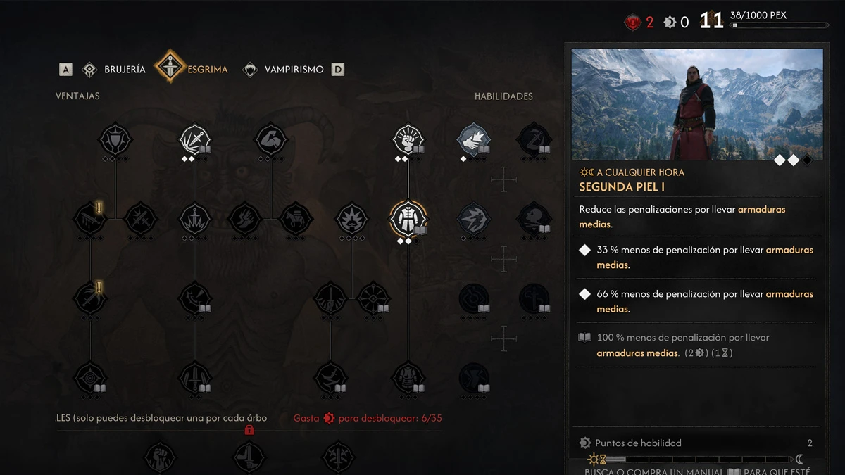 Cómo quitar las penalizaciones de las armaduras medias en Blood of Dawnwalker