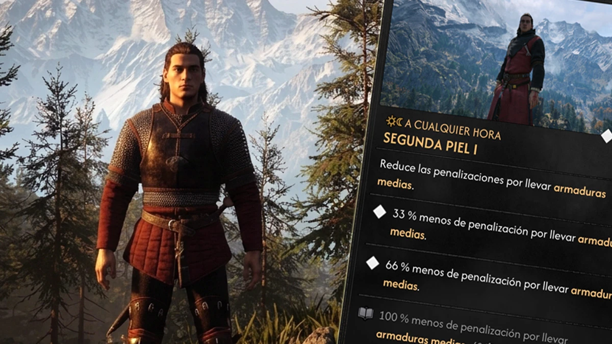 Cómo usar armaduras medias sin penalización en The Blood of Dawnwalker