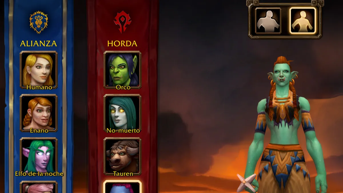 ¿Cuál es la mejor raza para el Chamán en WoW Forever?