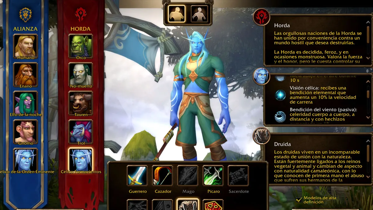 Mejor raza para el Druida en WoW Forever 3 ¿Cuál es la peor raza para jugar con el Druida en WoW Forever?