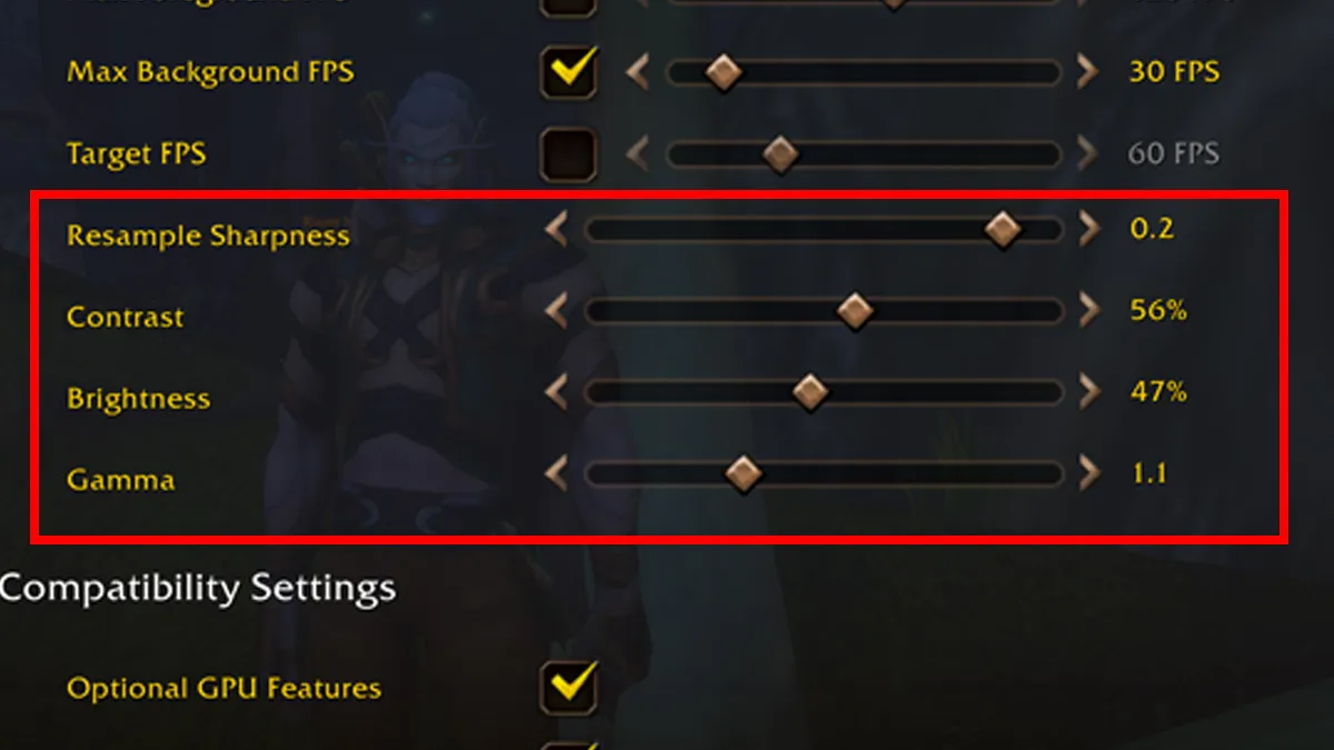 mejores ajustes gráficos para ver mejor WoW Forever